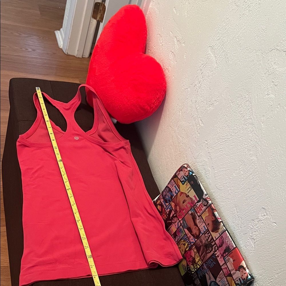 #1242**Lululemon Athletica Red/Pink Tank Top - Picture 5 of 7